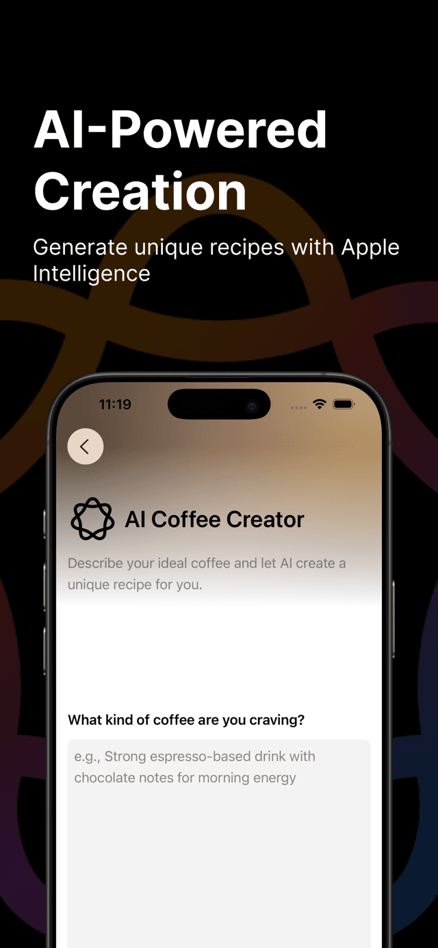 Caffio — screen 3