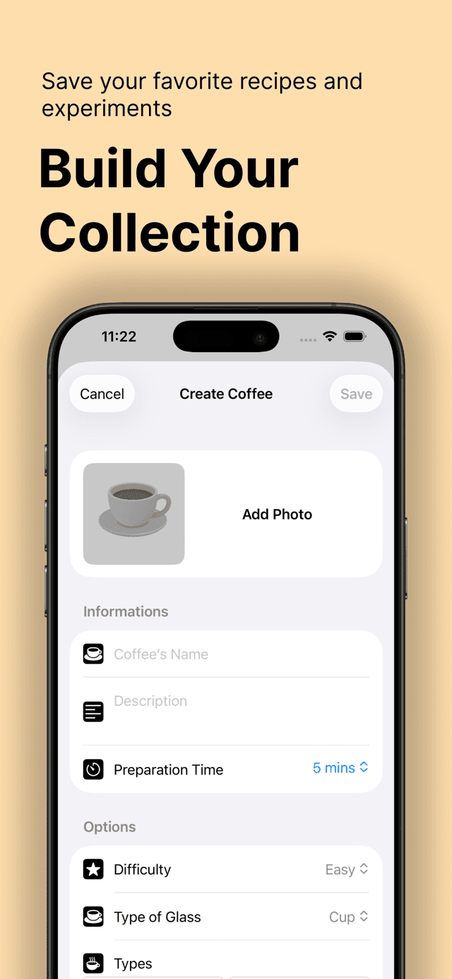 Caffio — screen 4